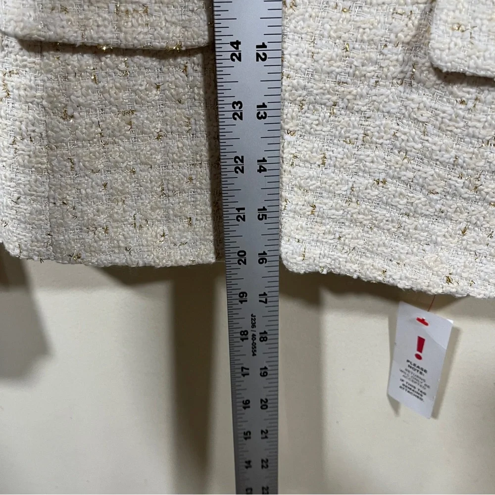 NWT Bardot Junior Girls' Roma Boucle Blazer - Little Kid, size 7